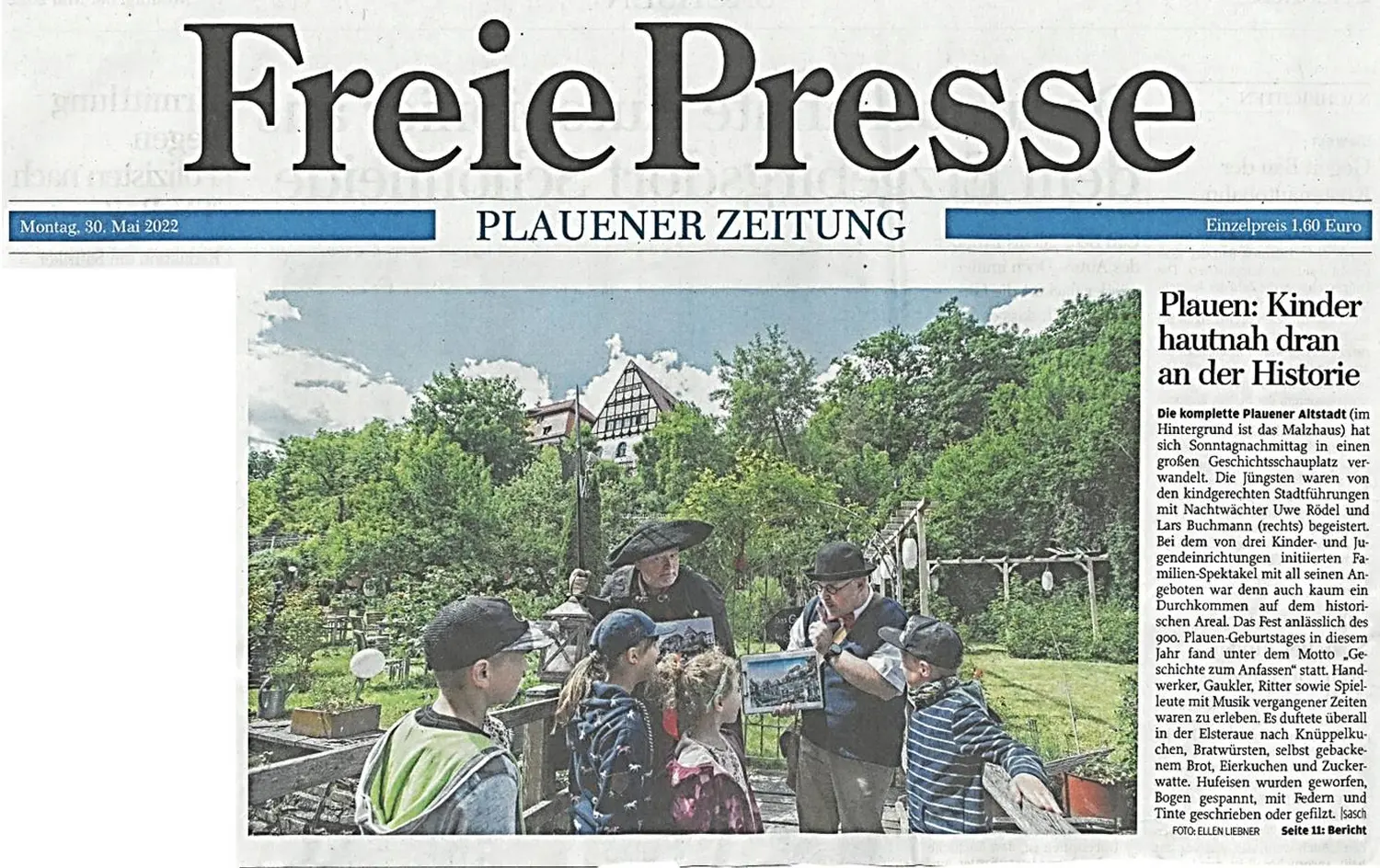 Freie Presse von NACHTWÄCHTER TOURISTIK