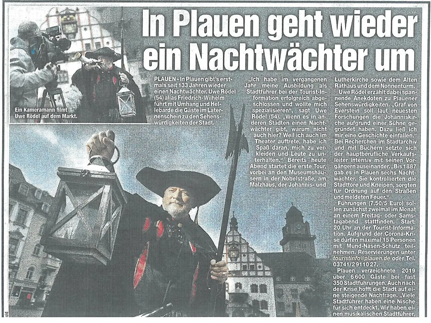 Morgenpost Chemnitz von NACHTWÄCHTER TOURISTIK