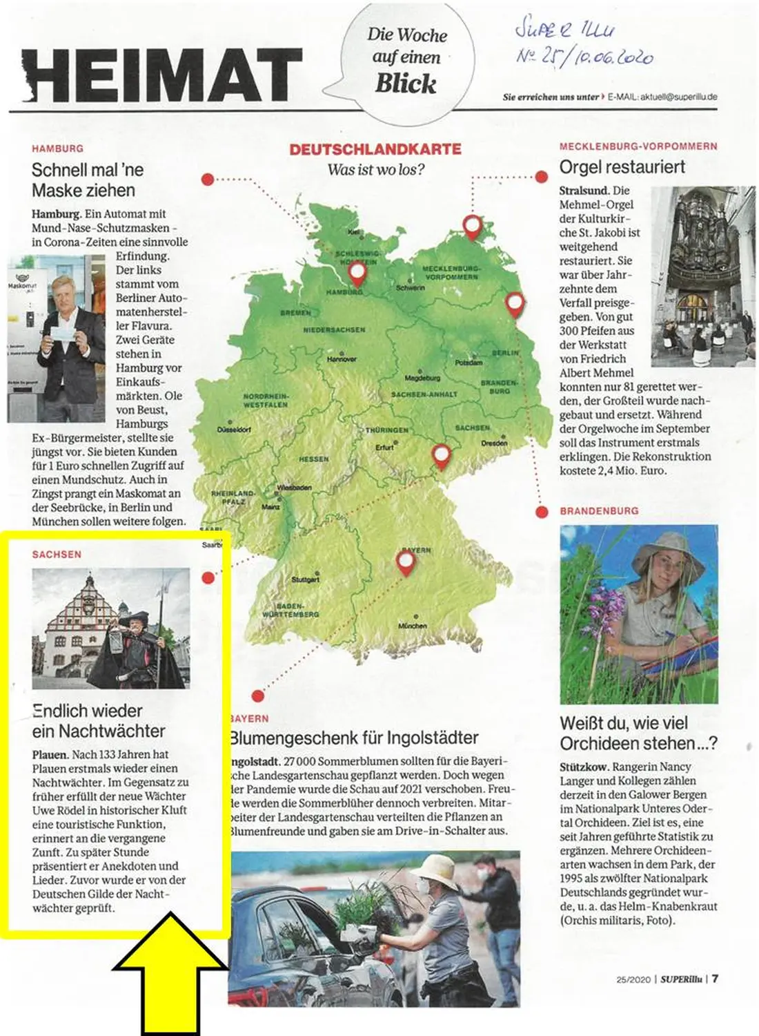 SUPER-Illu von NACHTWÄCHTER TOURISTIK